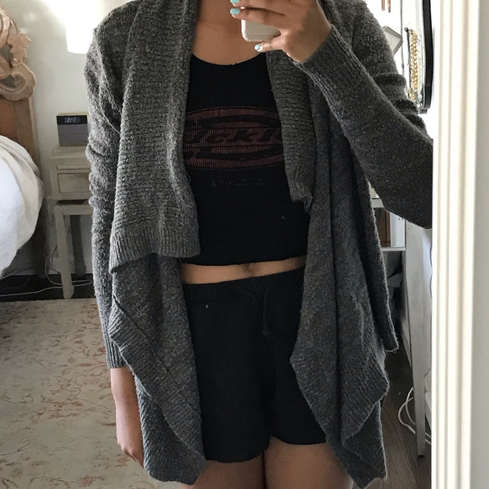 Lightweight Grey Cardigan